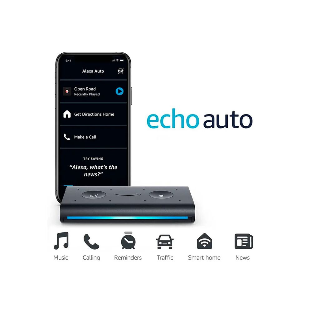 Amazon Echo Auto Manos Libres Bluetooth Con Alexa En Espa&ntilde;ol image number 2.0