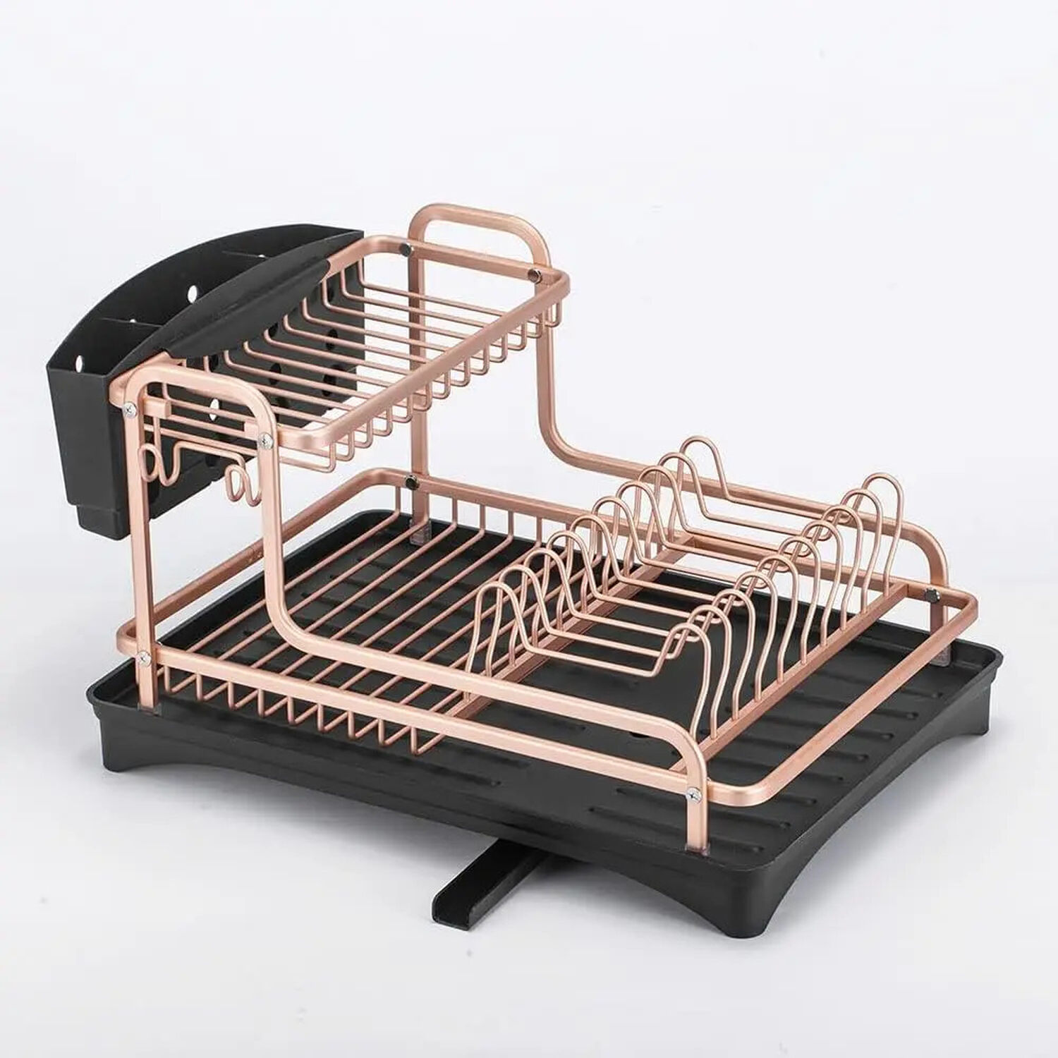 Secaplatos Aluminio 2 Niveles Color Rose Gold image number 4.0