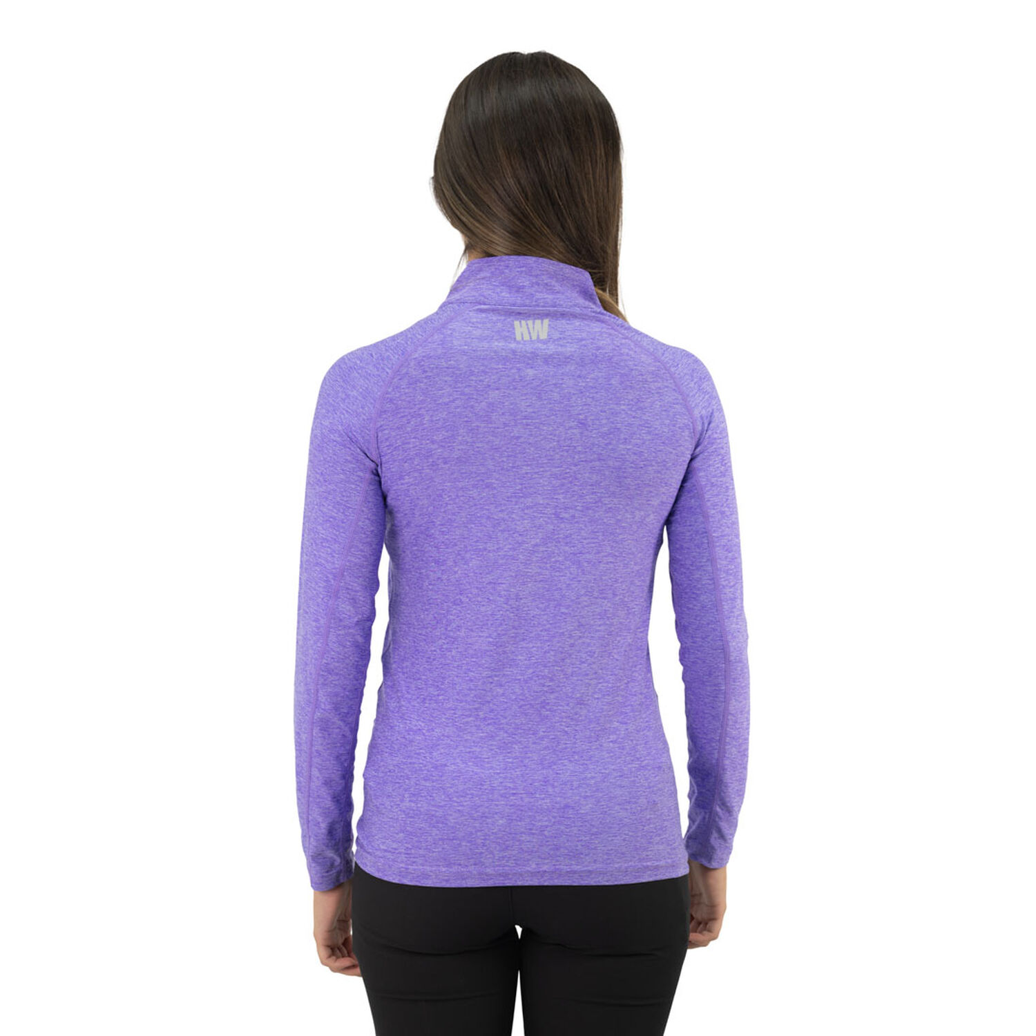 Polera Dry Fit Hw Manga Larga Mujer Lila image number 3.0