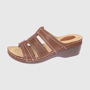Sandalia Confort Caf&eacute; Modelo Italiano Art. 5ask73327brown