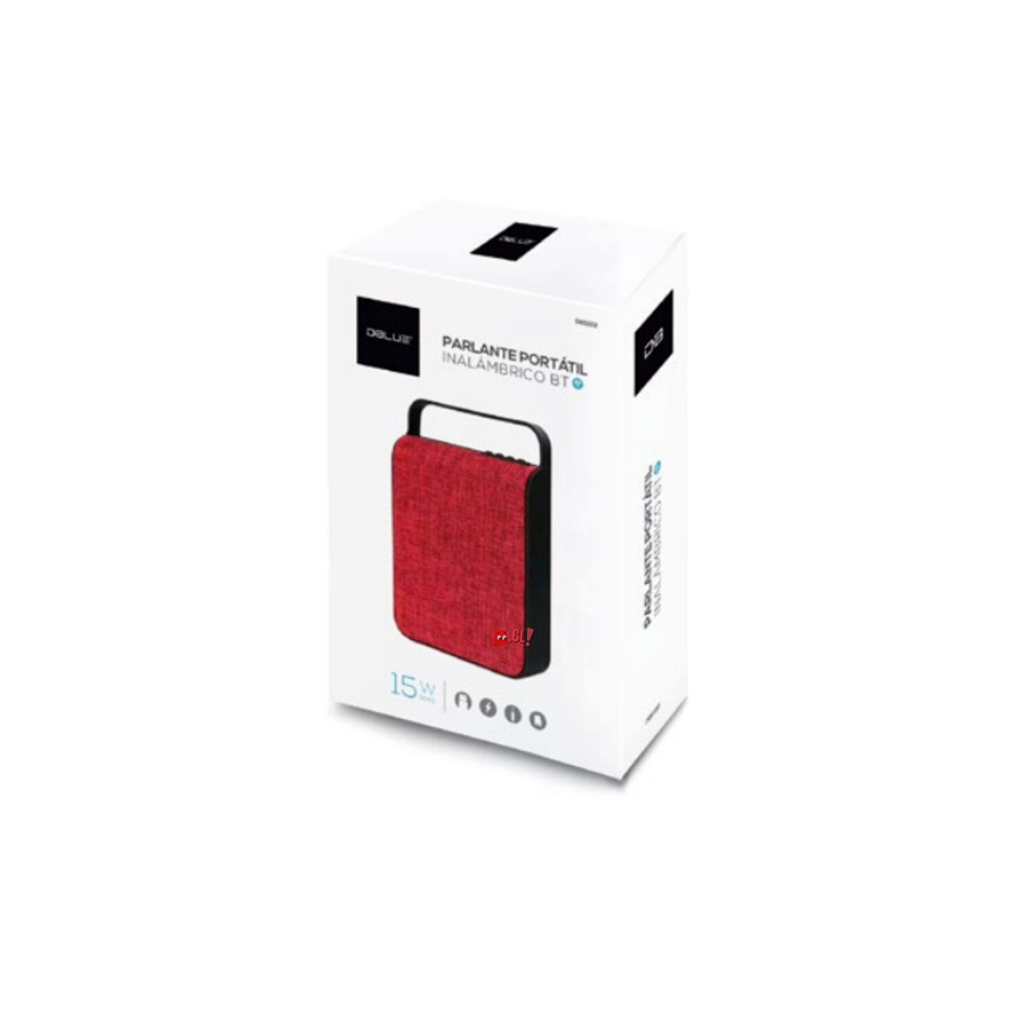 Parlante Bluetooth Cuadrado 15w Verde - Ps image number 3.0