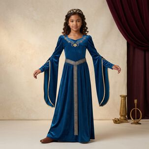 Disfraz Medieval Renacentista Mujer Vestido Largo G&oacute;tico
