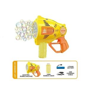Pistola De Burbujas Recargable Juguete Infantil