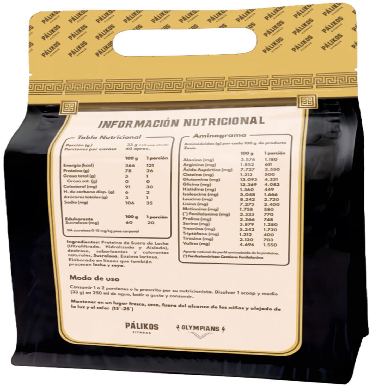 100% Whey Protein - 2 X Doypack De 2kg (cappuccino Y Vainilla) image number 1.0