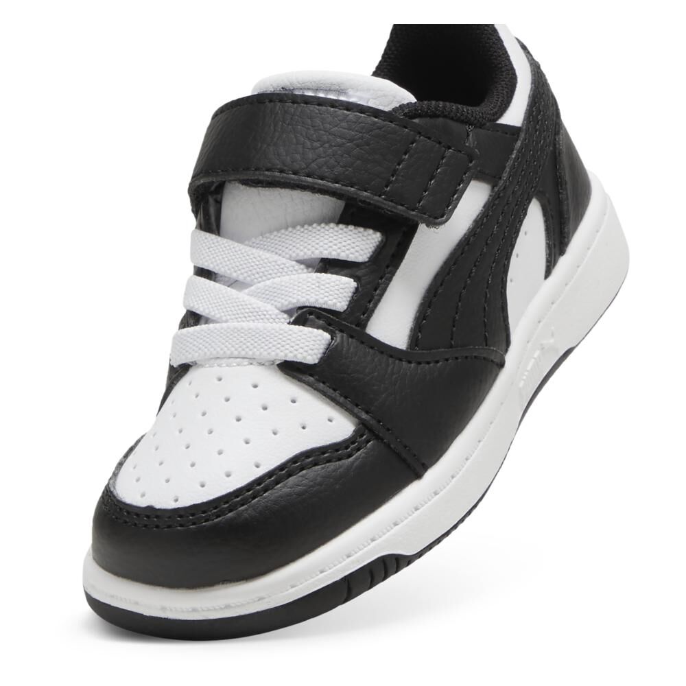 Zapatilla Infantil Niño Puma Rebound Negro image number 3.0