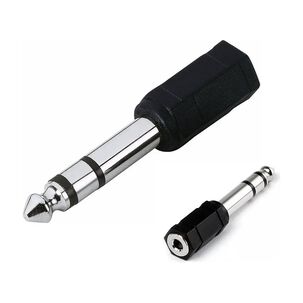 Adaptador De Audio 6.3mm Macho A 3.5mm Hembra Hifi Cav08