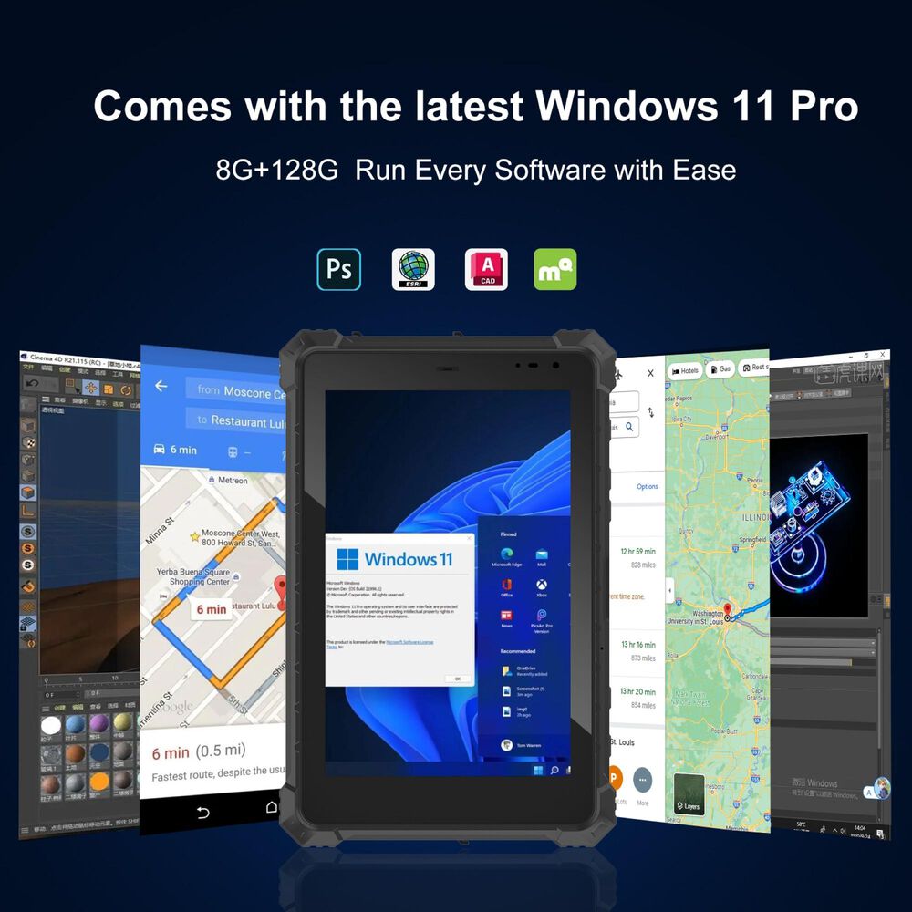 Cenava W10n Tablet Industrial Con Windows 11 Pro, Ip68 Y Puertos Profesionales image number 1.0