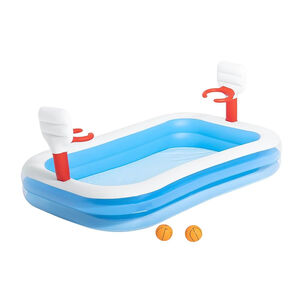 Piscina Bestway Inflable Basketball Con Pelota 251x168x102cm