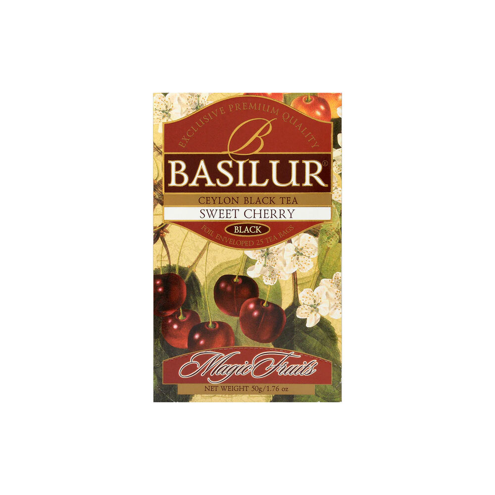 Te Negro Basilur Sweet Cherry Caja 25 Bolsas image number 2.0