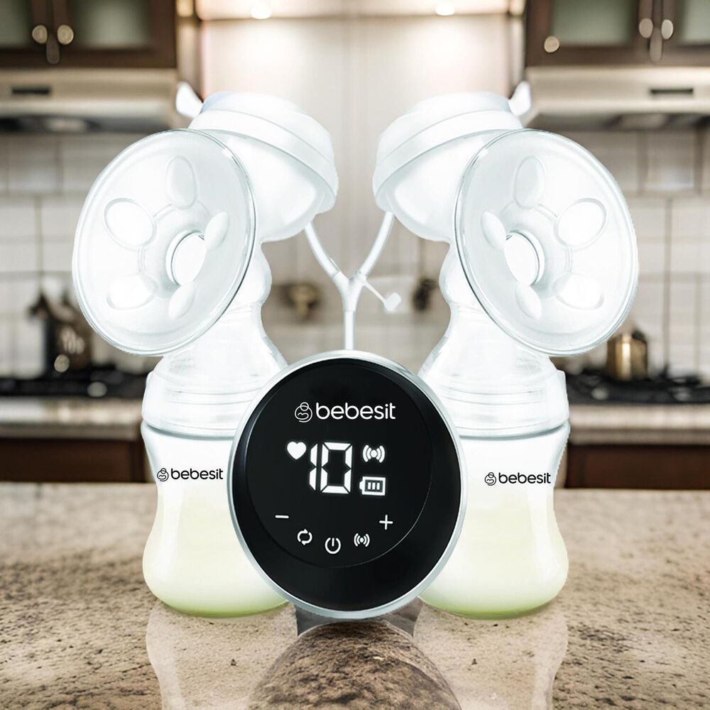 Sacaleche Extractor Leche Materna El&eacute;ctrico Doble Bebesit image number 1.0