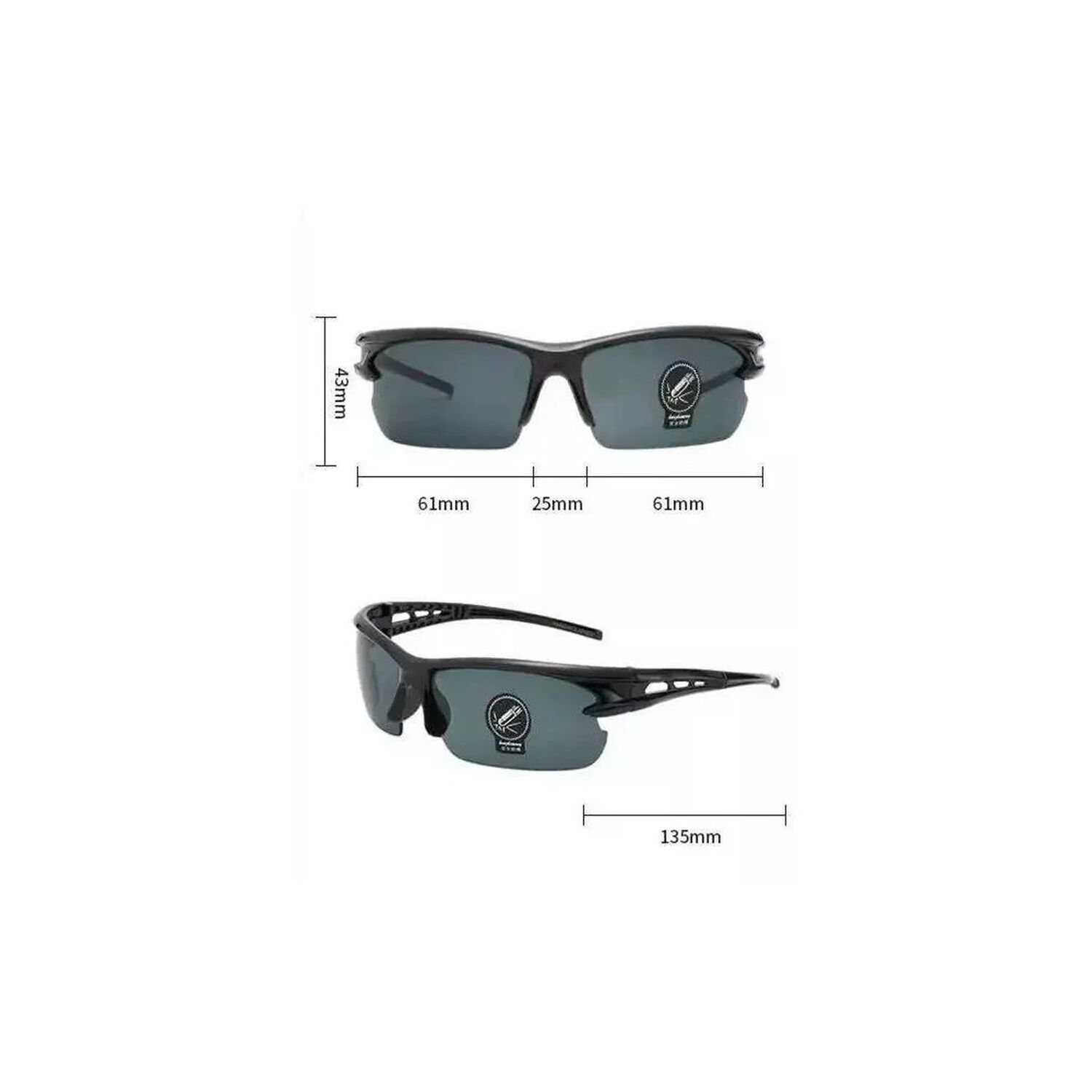 Pack 2 Lentes Deportivos Ciclismo Mtb Ruta Uv400 image number 2.0