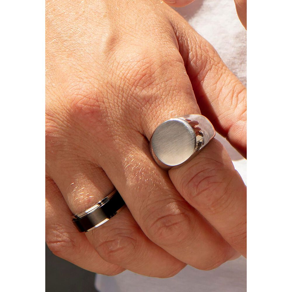 Anillo Ls2399-3/128 Lotus Style Hombre Dark Style image number 1.0