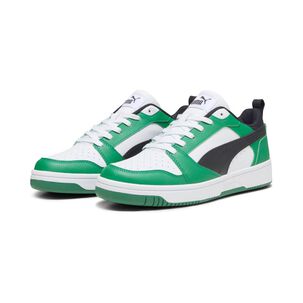 Zapatilla Urbana Hombre Puma Rebound V6 Low Verde/blanco