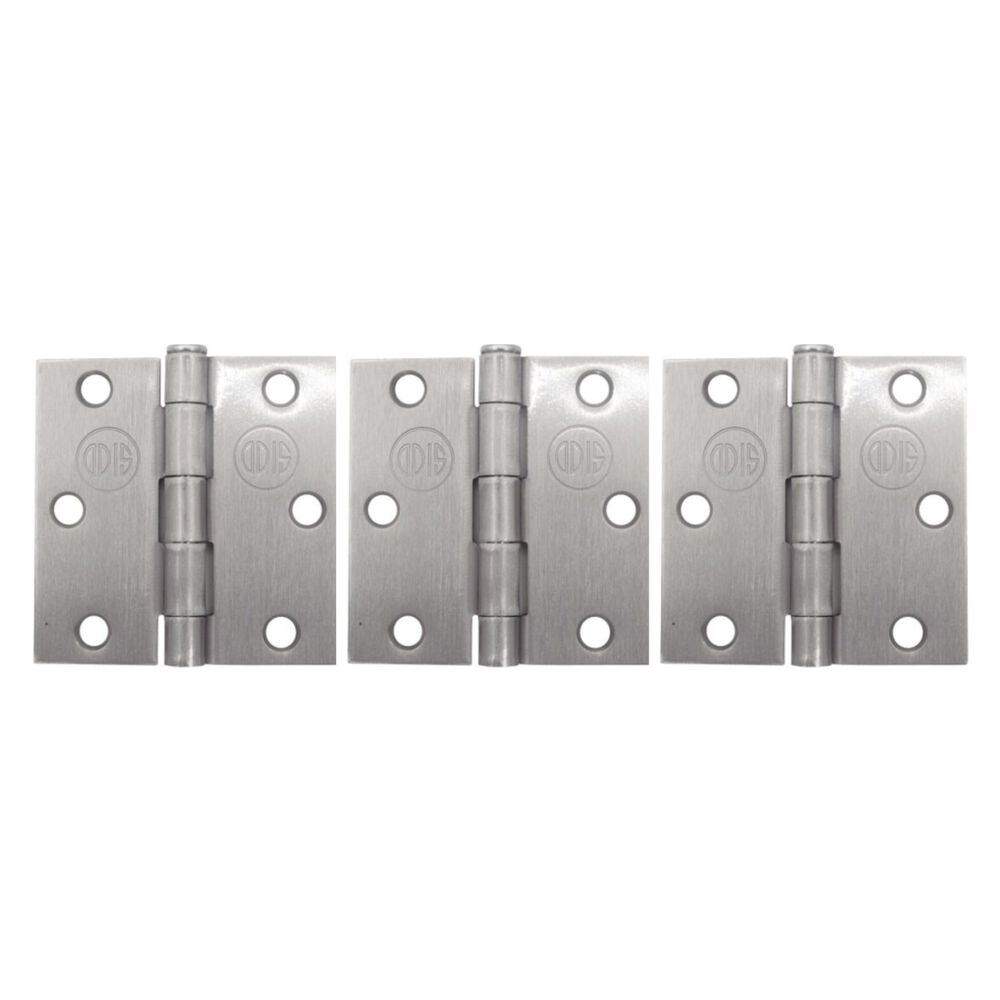 Pack 3 Bisagras Acero Odis 3&rdquo;&times;3&rdquo;&times; 2,0mm - Plata image number 1.0