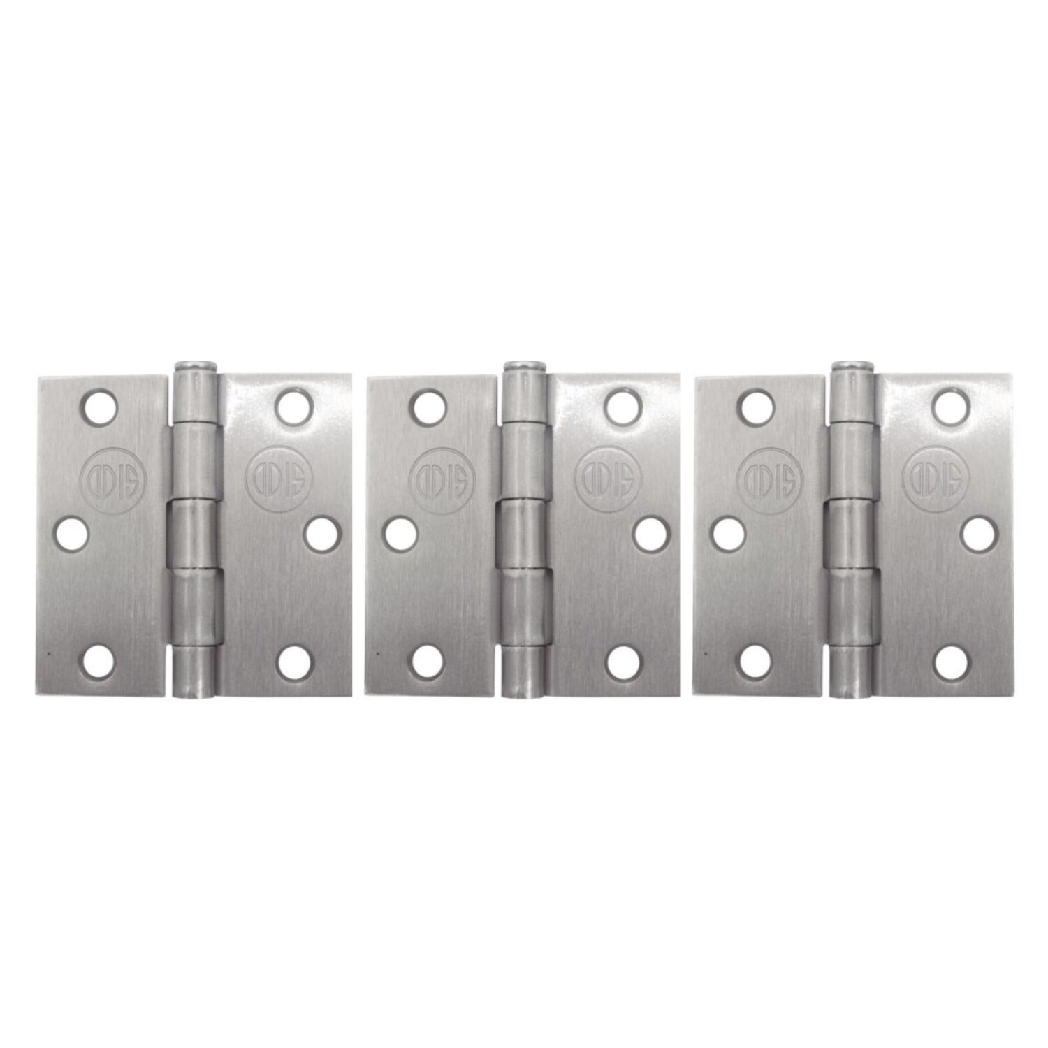 Pack 3 Bisagras Acero Odis 3&rdquo;&times;3&rdquo;&times; 2,0mm - Plata image number 1.0