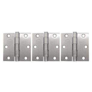 Pack 3 Bisagras Acero Odis 3&rdquo;&times;3&rdquo;&times; 2,0mm - Plata