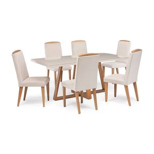 Juego De Comedor Decocasa Mara / 6 Sillas Daysi