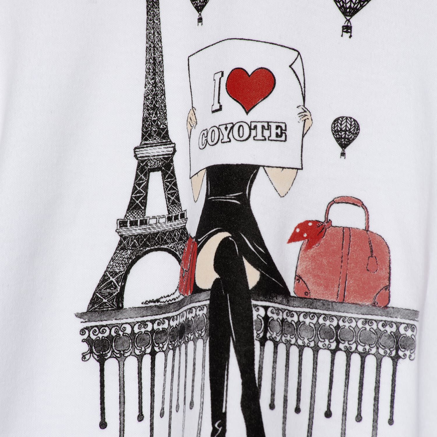 Polera Blanca Paris Adulto Algod&oacute;n Peruano image number 2.0