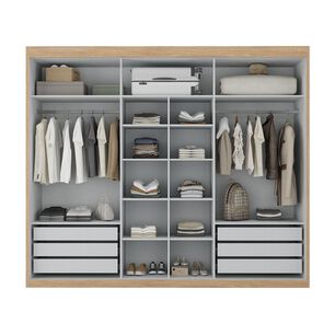 Cl&oacute;set Di Poretti Design Closet Senna / 3 Puertas / 6 Cajones