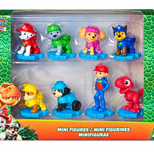 Pack de 8 Minifiguras Paw Patrol Dino