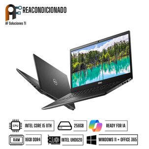 Notebook Dell Latitude 5490 (i5 8th - 16gb - 256gb)(windows 11 + Office 365) Reacondicionado A