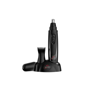 Cortapelo Trimmer Gnt512 Inalámbrico Cabello Nariz Y Orejas Color Negro