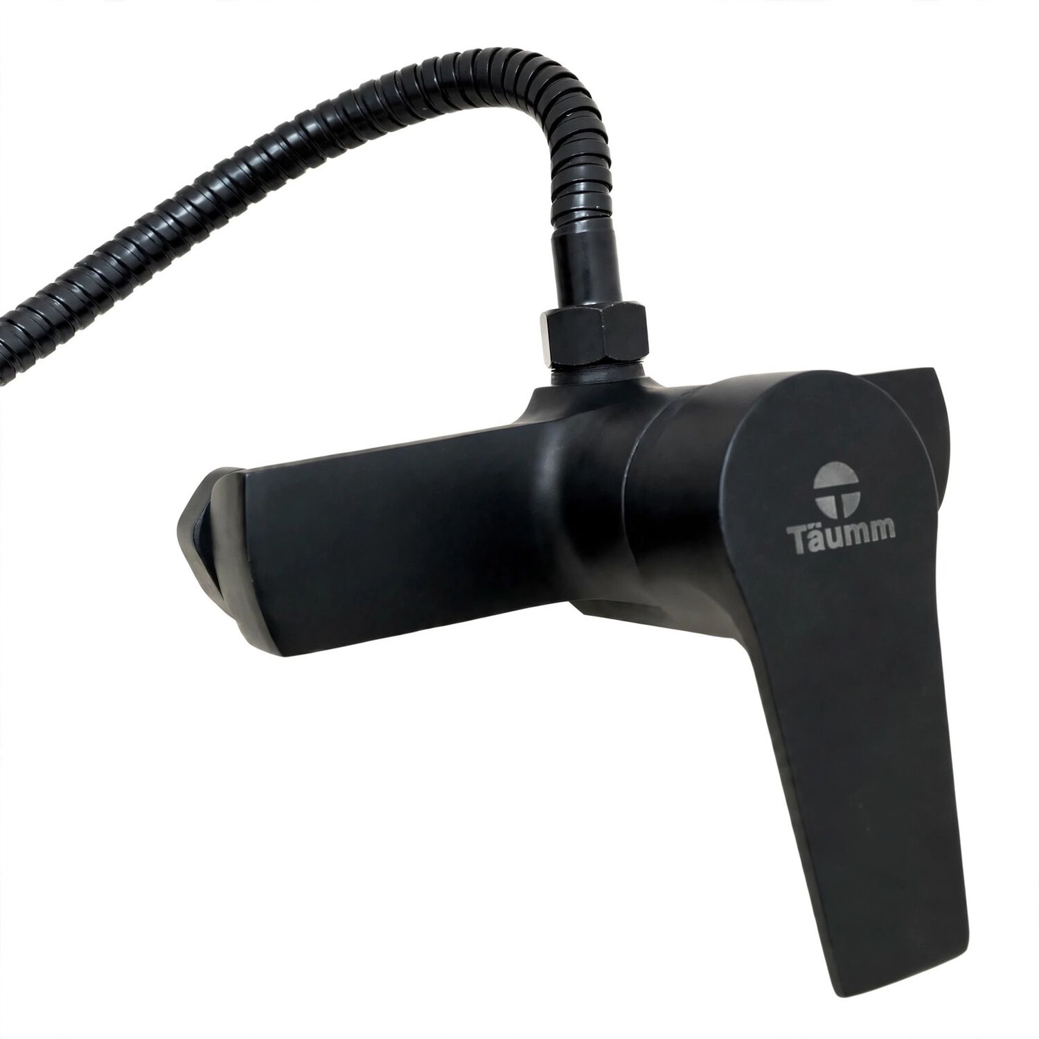 Monomando Llave Grifo Para Ducha Modelo Notte Marca Taumm Color Negro image number 3.0