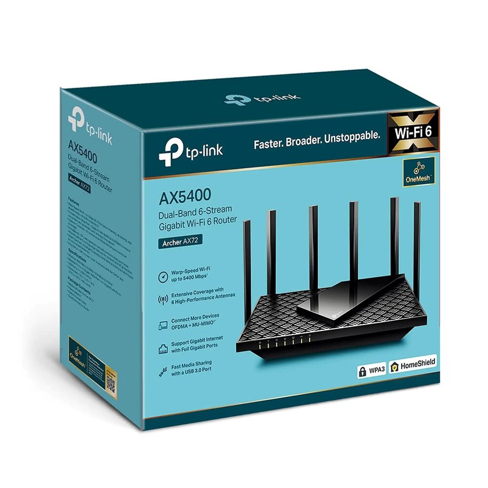 Router Tp-link Archer Ax72 Ax5400 Dual-band Gigabit Wi-fi 6 image number 3.0