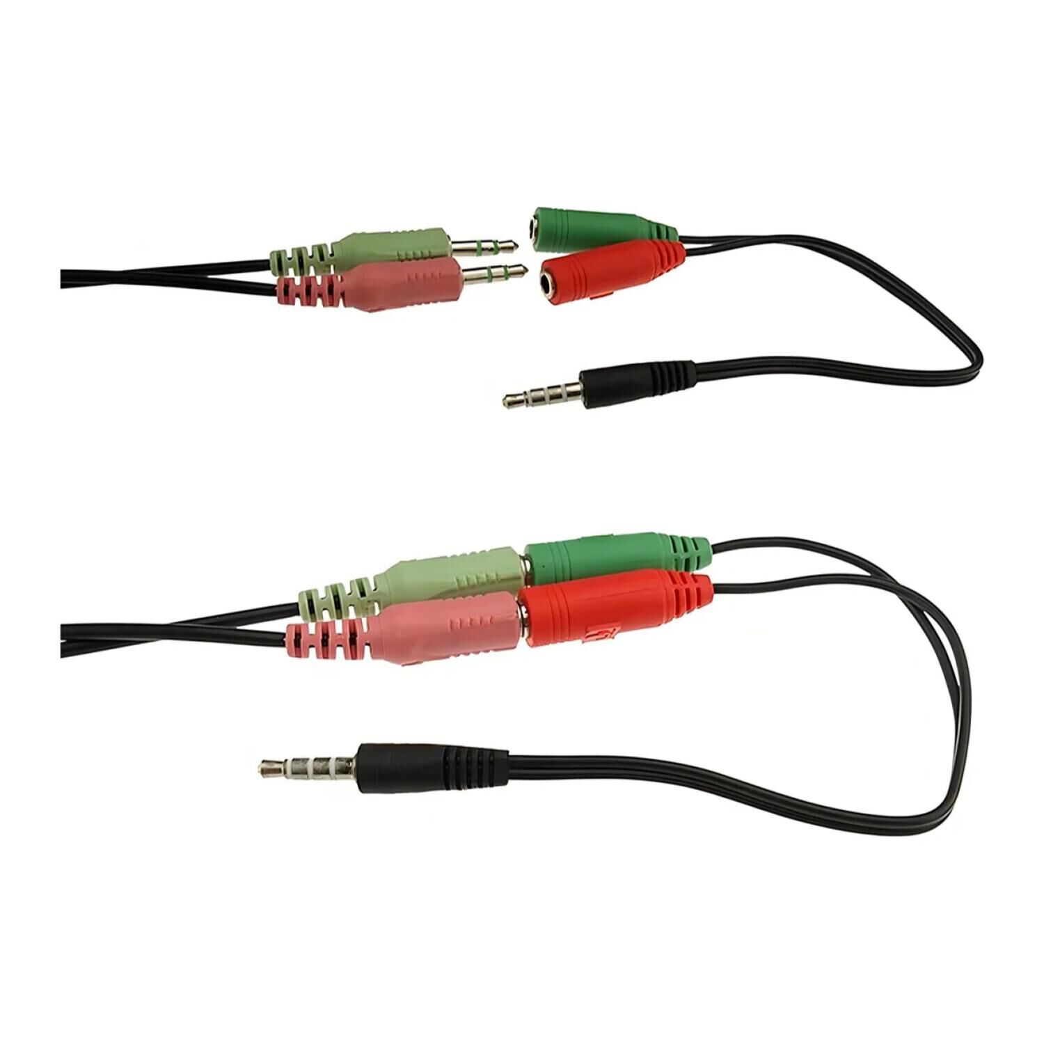 Adaptador De Audio 2 Jack Hembra A Jack 3.5 Macho image number 4.0