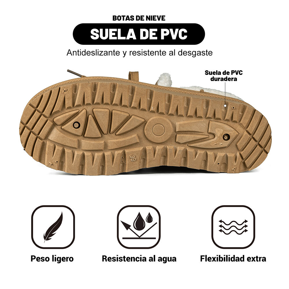 Botin Casual Mujer Gamuza Felpa Antideslizante Weide Lt202 image number 8.0