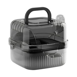 Jaula Transportadora Para Hamster Portatil Viaje Con Rueda