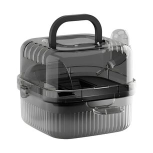 Jaula Transportadora Para Hamster Portatil Viaje Con Rueda