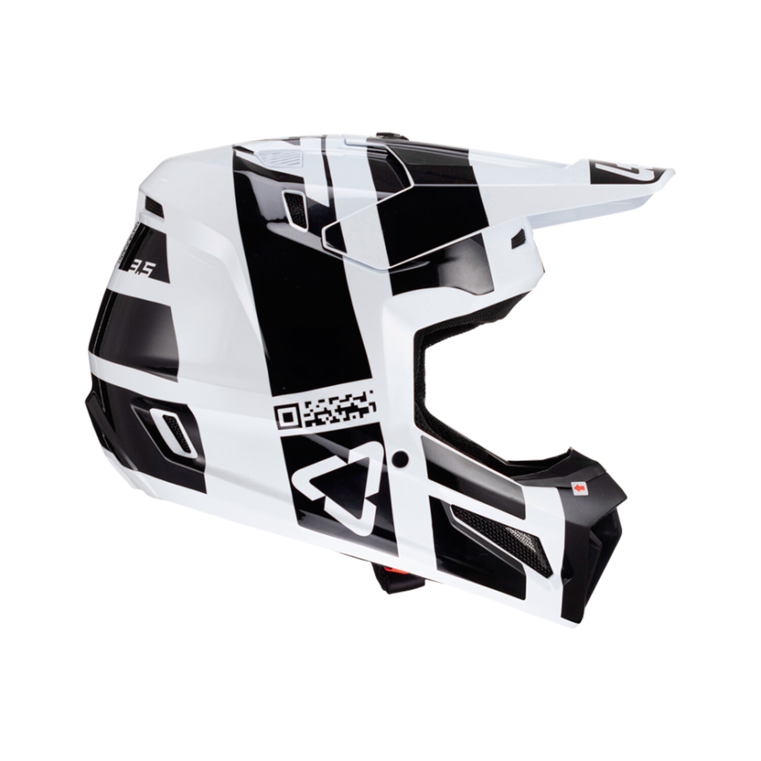 Kit Leatt Casco Con Antiparra Moto 3.5 V24 Negro Blanco L image number 3.0