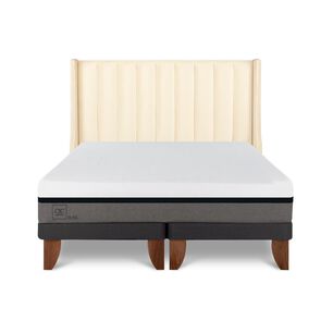 Cama Europea Cic Balance / King / Base Dividida + Respaldo