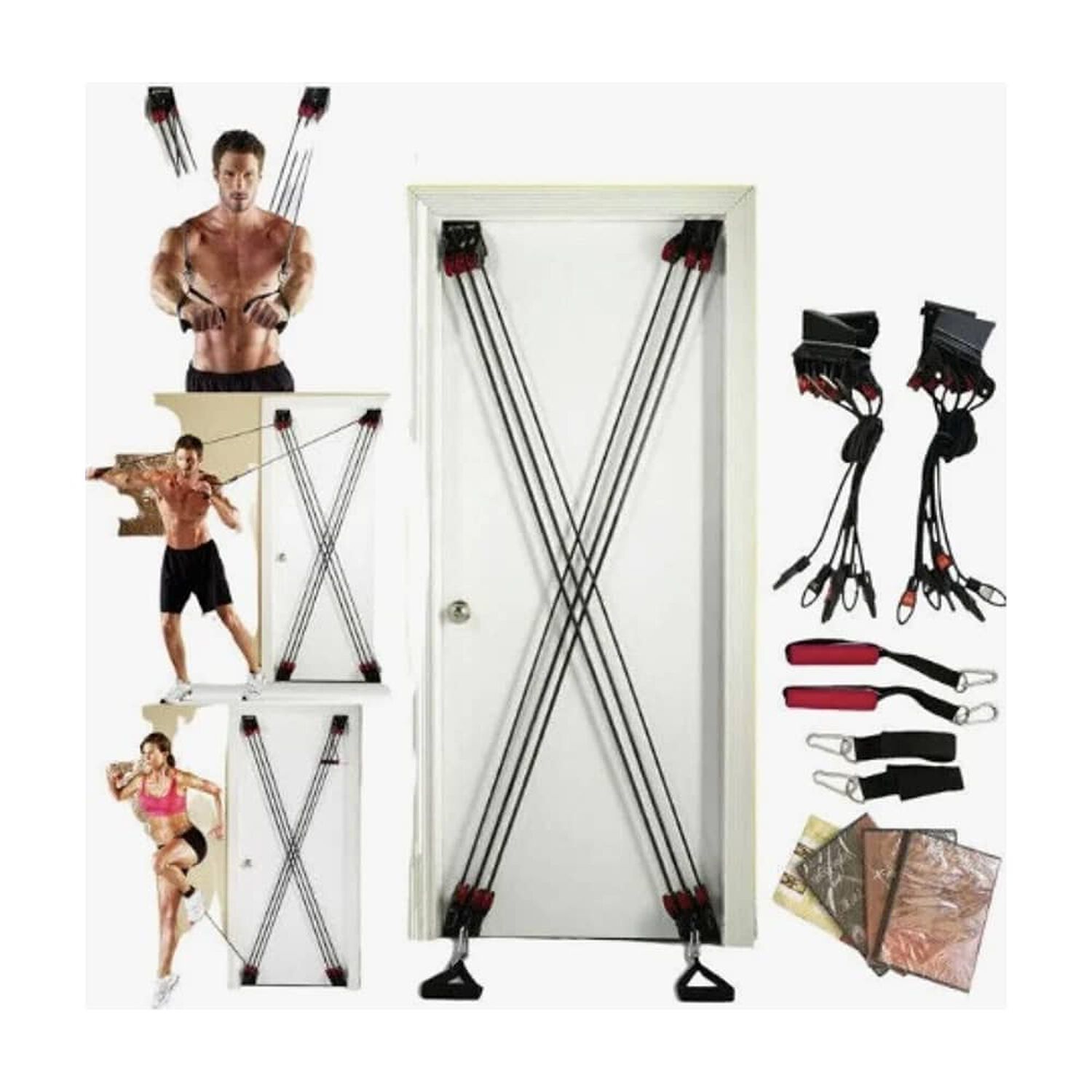 Equipo De Polea X-factor Gimnasio Para Armar En La Puerta image number 2.0