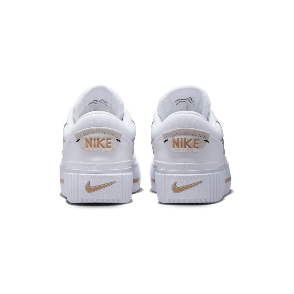 Zapatilla Urbana Mujer Nike Court Legacy Lift Blanco image number 4.0