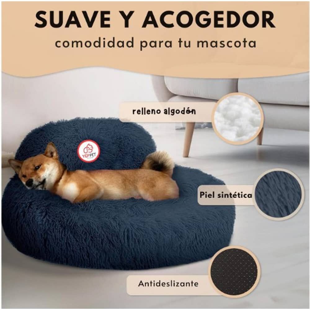 Cama Mascota Grande Yep Pet Perro L Antiestr&eacute;s Y Ronquido Cama Dona image number 3.0