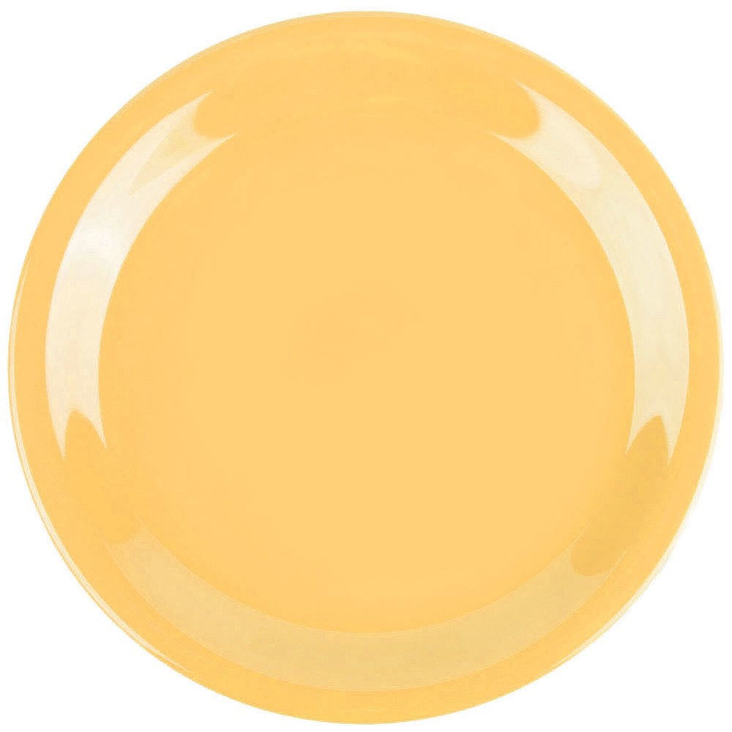 Set De 4 Plato Melamina Amarilla 16.5 Cm image number 0.0