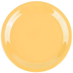 Set De 4 Plato Melamina Amarilla 16.5 Cm