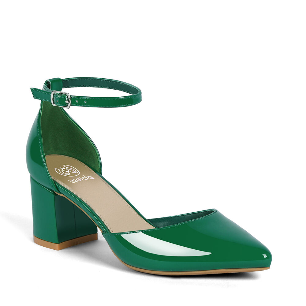Zapato Taco Alto Verde Fiesta Mujer Weide Gh63 image number 2.0