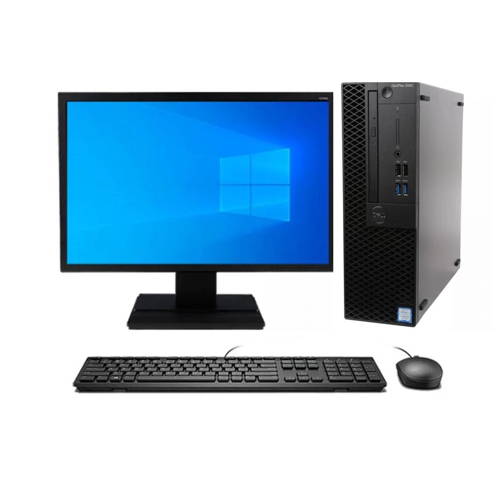 Kit Monitor + Pc Desktop Dell 3060 Sff (i5-8va 8gb 500gb) Reacondicionado Grado A image number 0.0