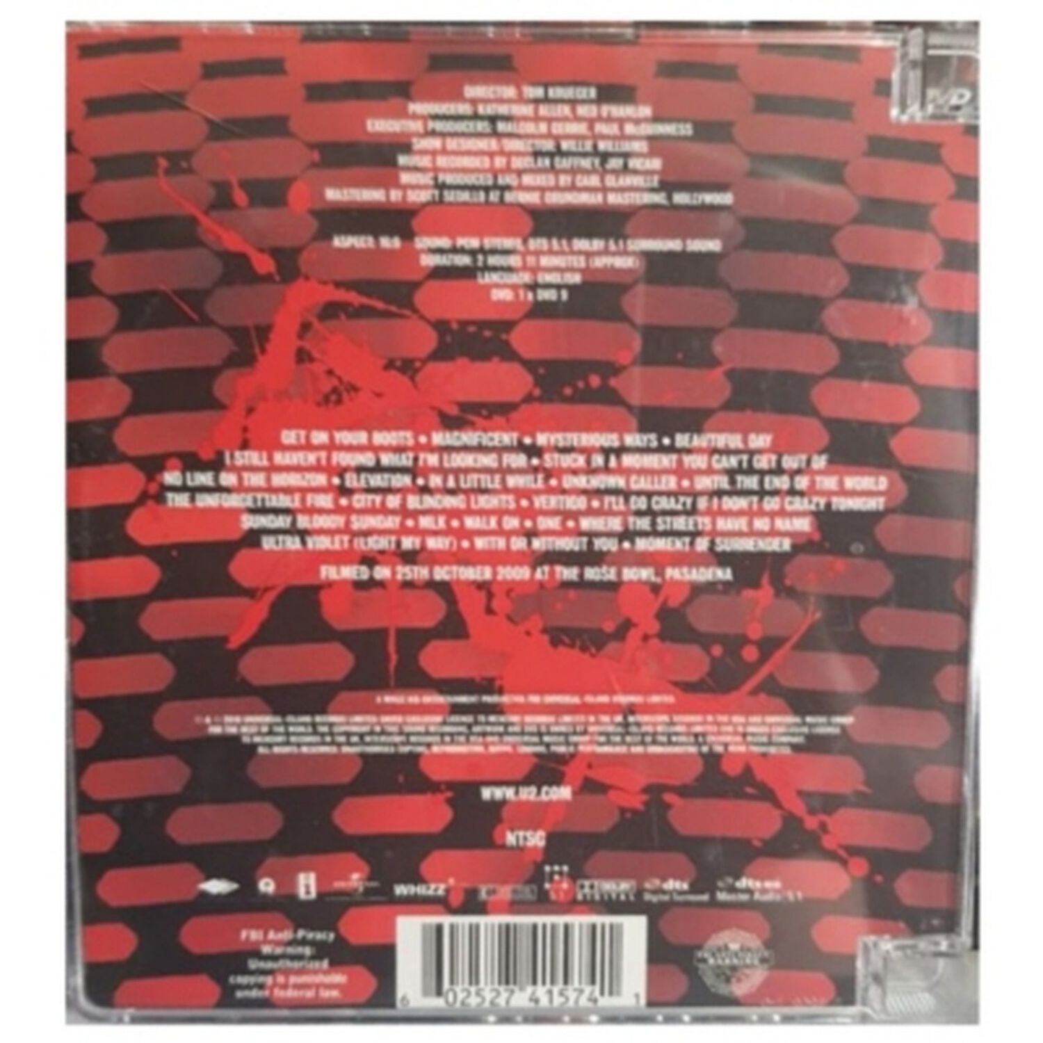 U2 - 360 At The Rose Bowl | Dvd image number 1.0