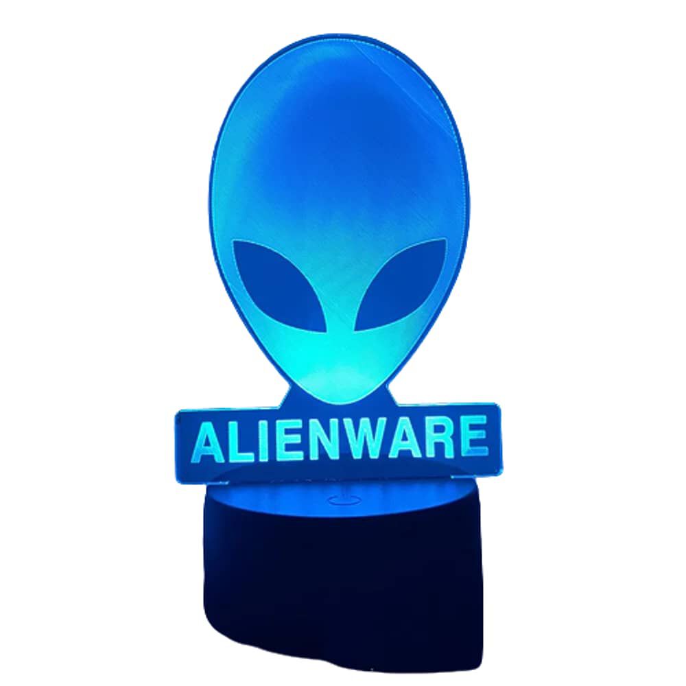 Lampara 3d De Alienware Multicolor image number 0.0