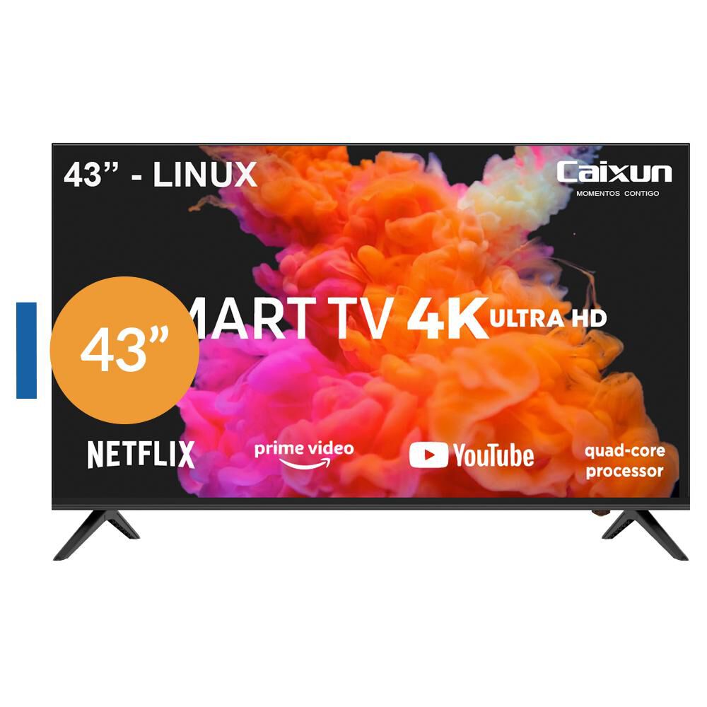 Led 43" Caixun CS43S1USM / Ultra HD 4K / Smart TV image number 0.0