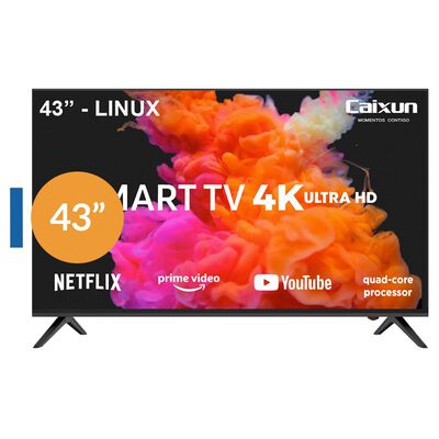 Led 43" Caixun CS43S1USM / Ultra HD 4K / Smart TV