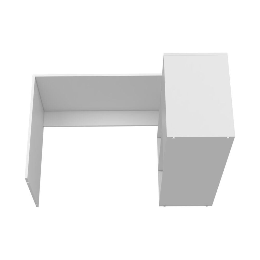 Escritorio En L 1 Puerta 116,6x100x73,6 Cm Fm-033b Blanco image number 6.0