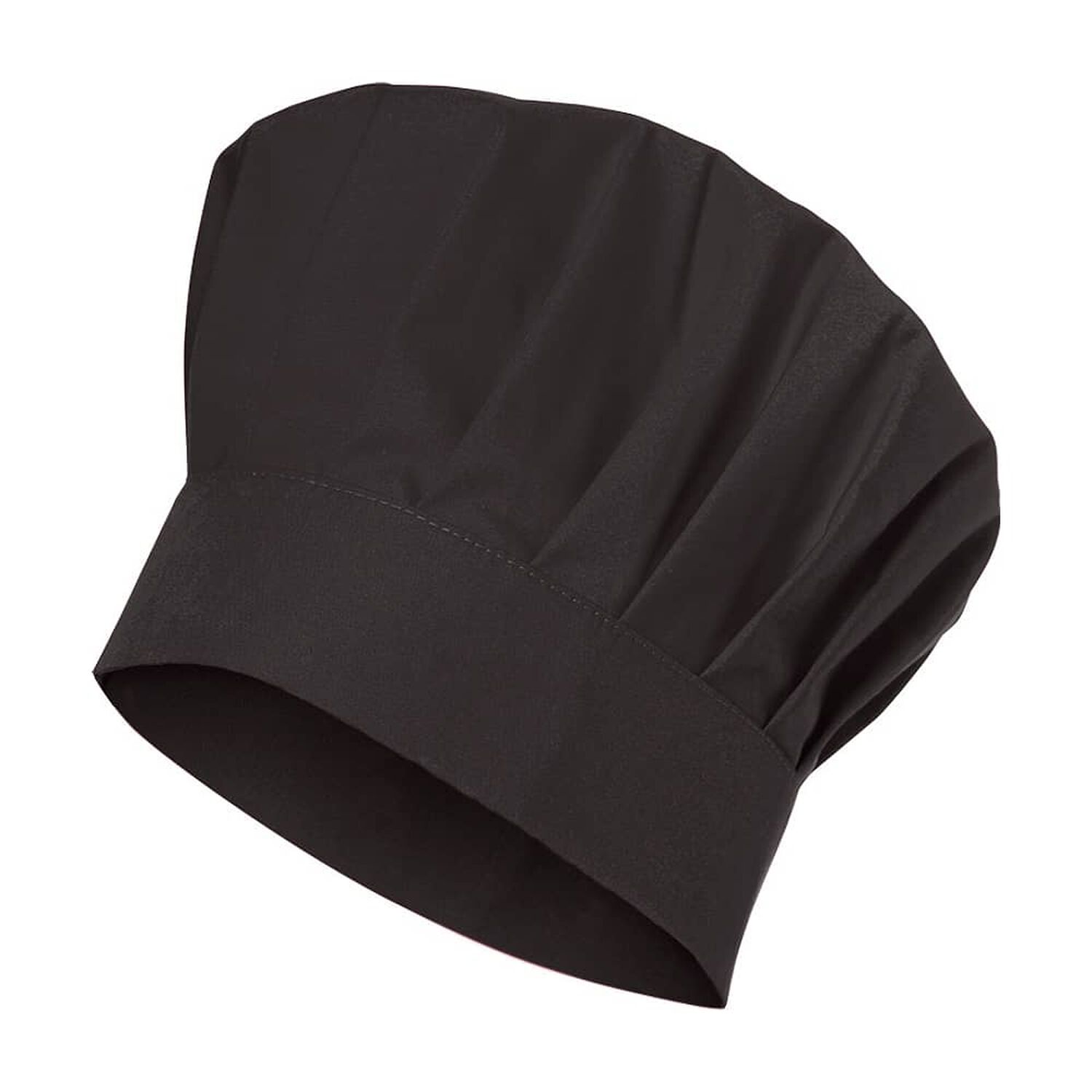Gorro De Chef O Cocina Negro Tipo Champi&ntilde;on image number 1.0