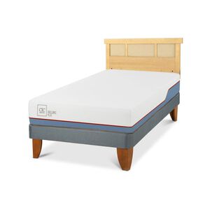 Cama Europea Cic Excellence Plus / 1.5 Plazas / Base Normal + Respaldo