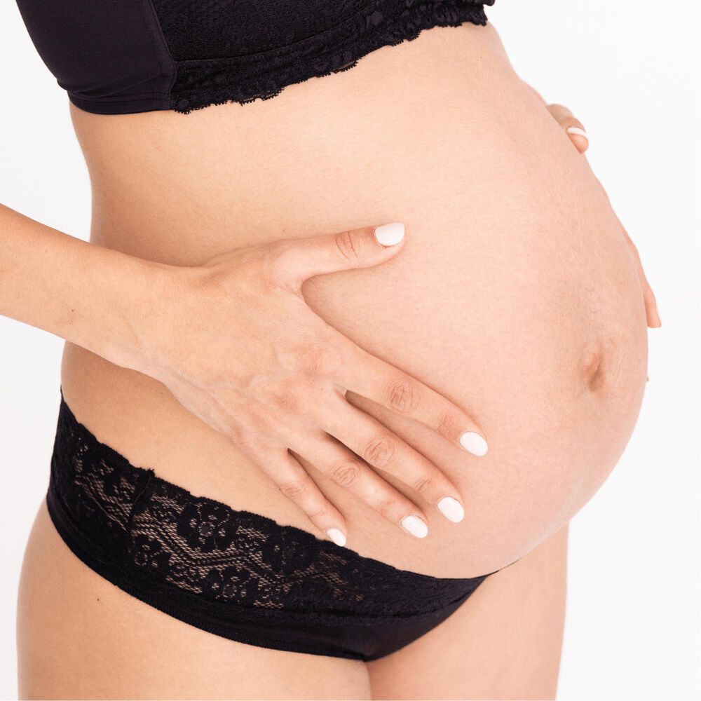 Bikini Algod&oacute;n Con Encaje Negro 2rios image number 2.0