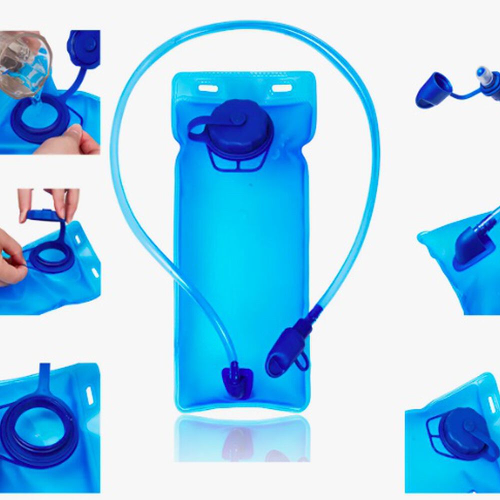 Mochila Outdoor Trekking Running + Bolda De Agua Naranja image number 2.0